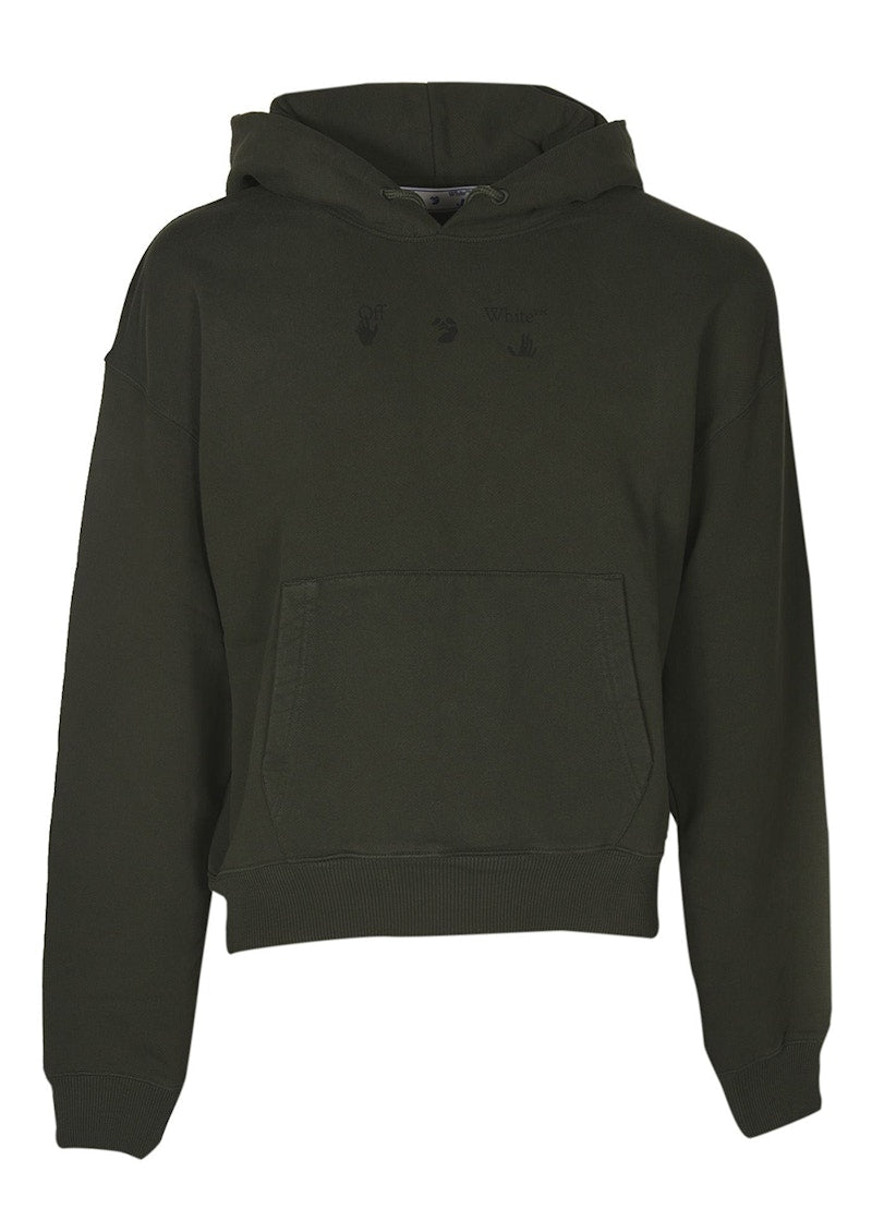 OFF-WHITE Bolt Arrows Hoodie Khaki