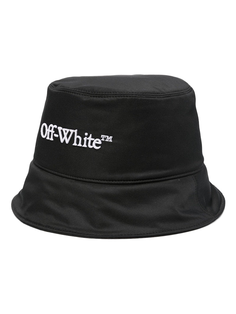 OFF-WHITE Bookish Bucket Hat Black/White