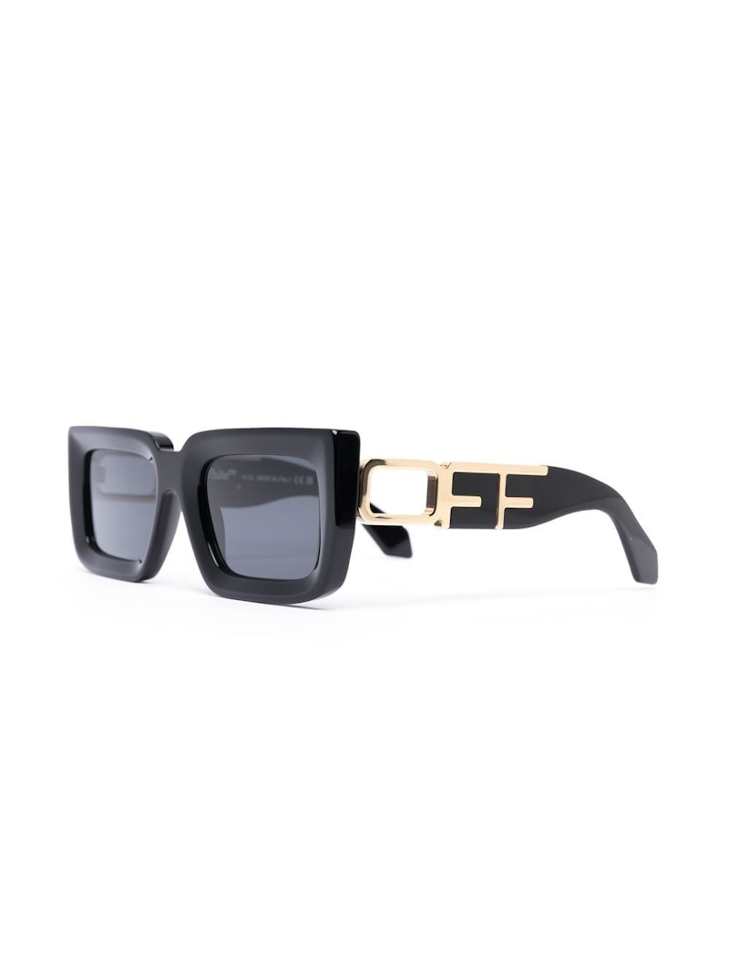 OFF-WHITE Boston Sunglasses Black/Dark Grey (OERI073S23PLA0011007-FR)