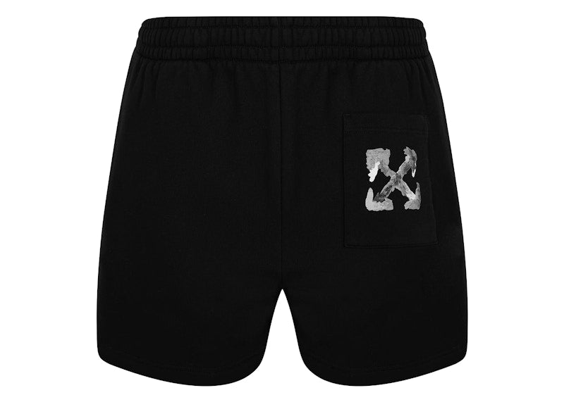 OFF-WHITE Brush Arrow Summer Sweatshort Black/Multicolor