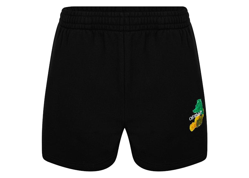 OFF-WHITE Brush Arrow Summer Sweatshort Black/Multicolor