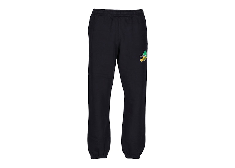 OFF-WHITE Brush Arrows Slim Track Sweatpants Black/Multi