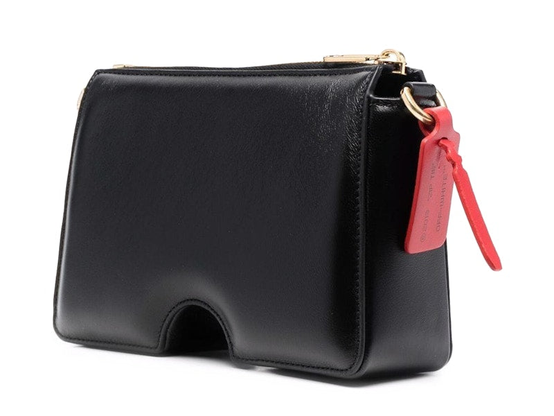 OFF-WHITE Burrow-22 Chain Link Shoulder Bag Black