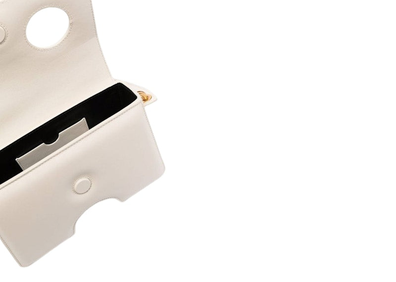 OFF-WHITE Burrow-22 Shoulder Bag Beige