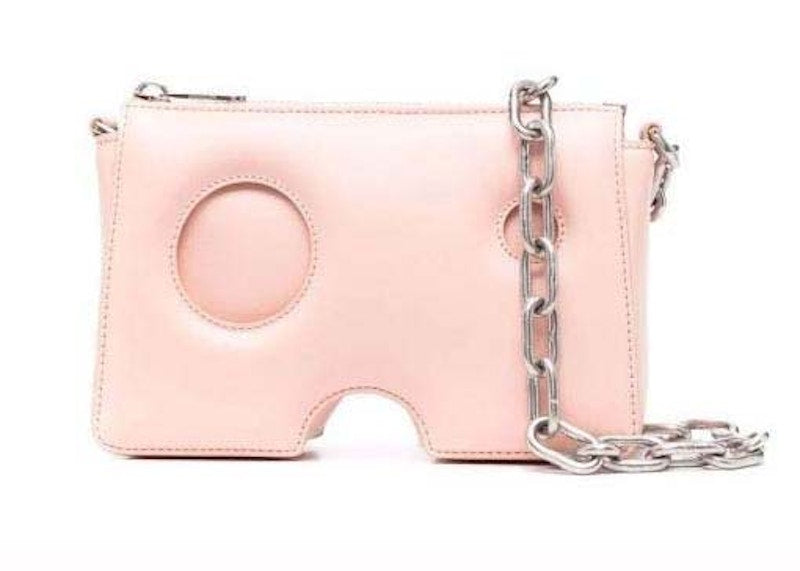 OFF-WHITE Burrow Zipped Pouch 20 Pink