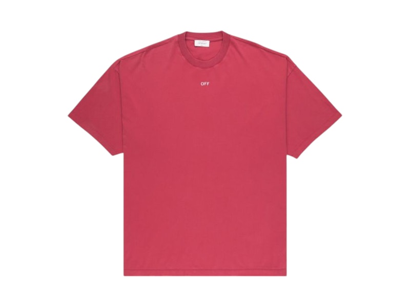 OFF-WHITE Bw S.Matthew Over S/S T-shirt Rio Red