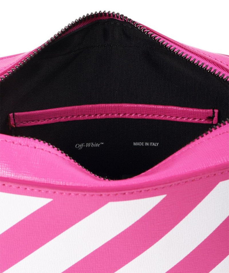 OFF-WHITE Camera Bag Diag Fuchsia White