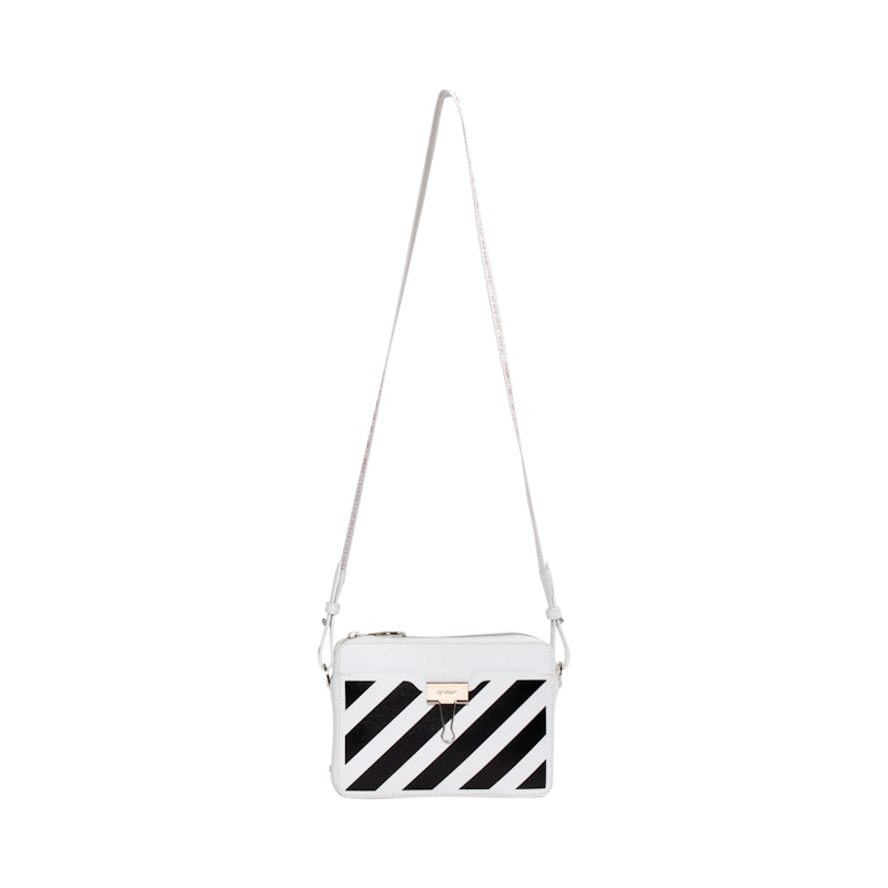 OFF-WHITE Camera Bag Diag White Black