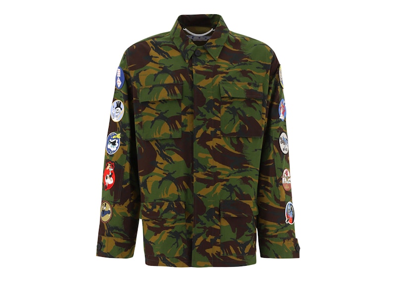 OFF-WHITE Camou Patch Field Jacket Army Green