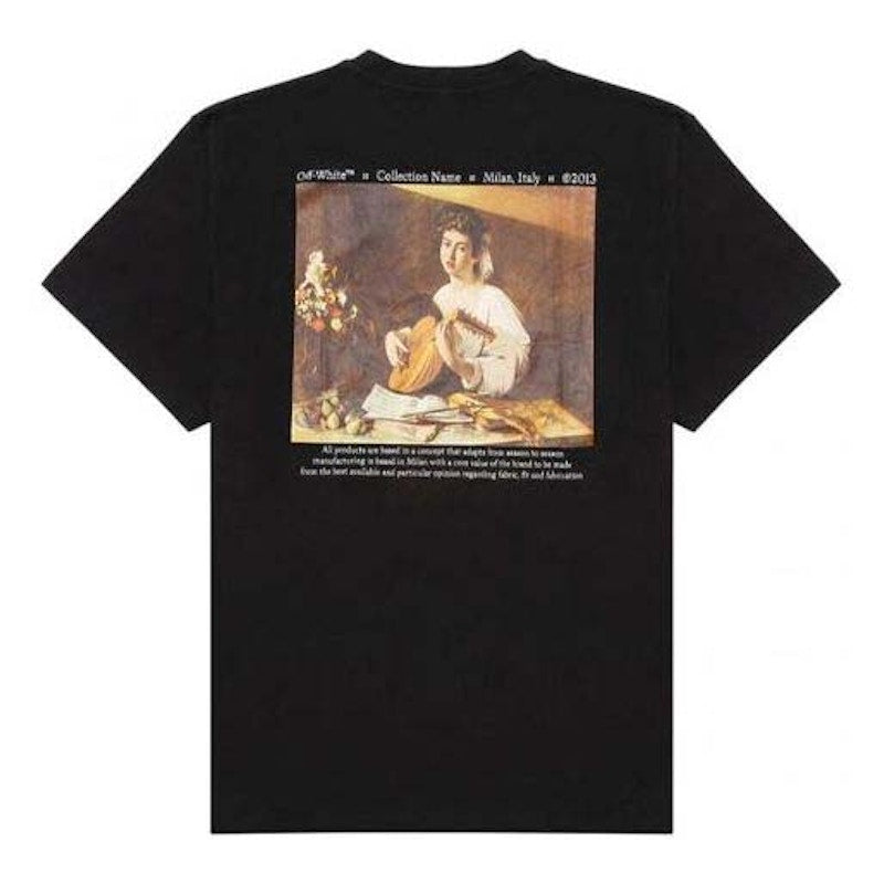 OFF-WHITE Caravaggio Lute S/S Over T-Shirt Black