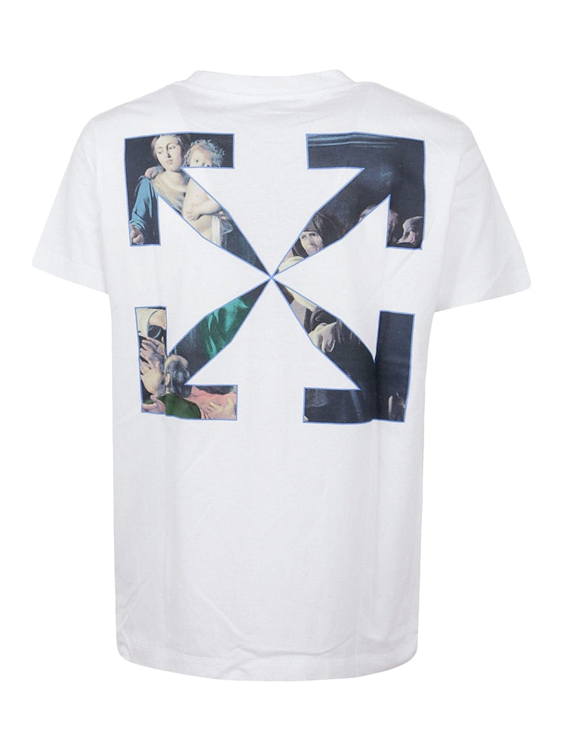 OFF-WHITE Caravaggio Painting Oversized Tee White