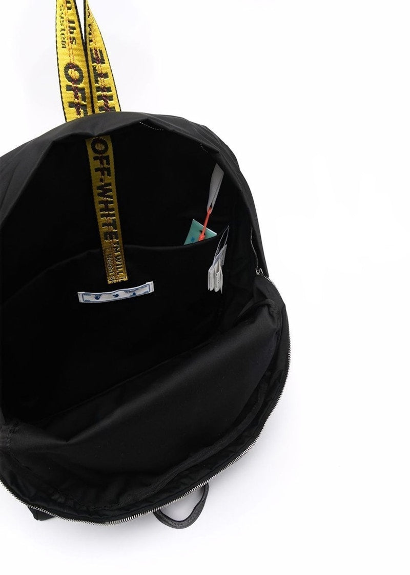 OFF-WHITE Caravaggio Saint Jerome Writing Arrows Backpack Black