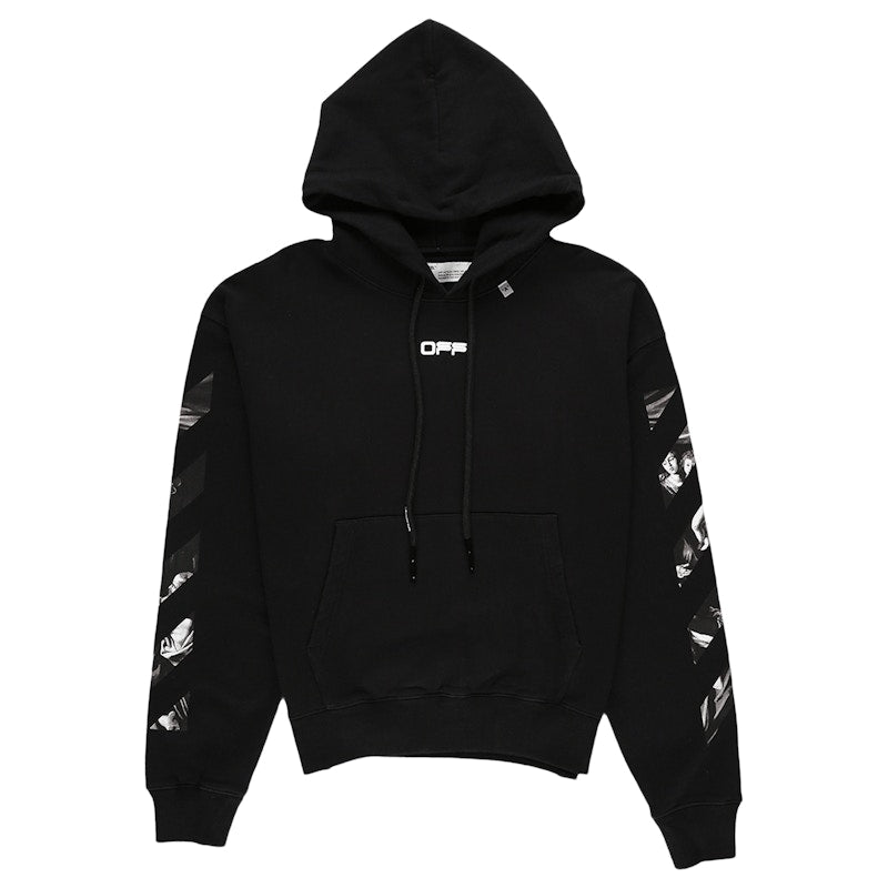 OFF-WHITE Caravaggio Square Over Hoodie Black/Multicolor