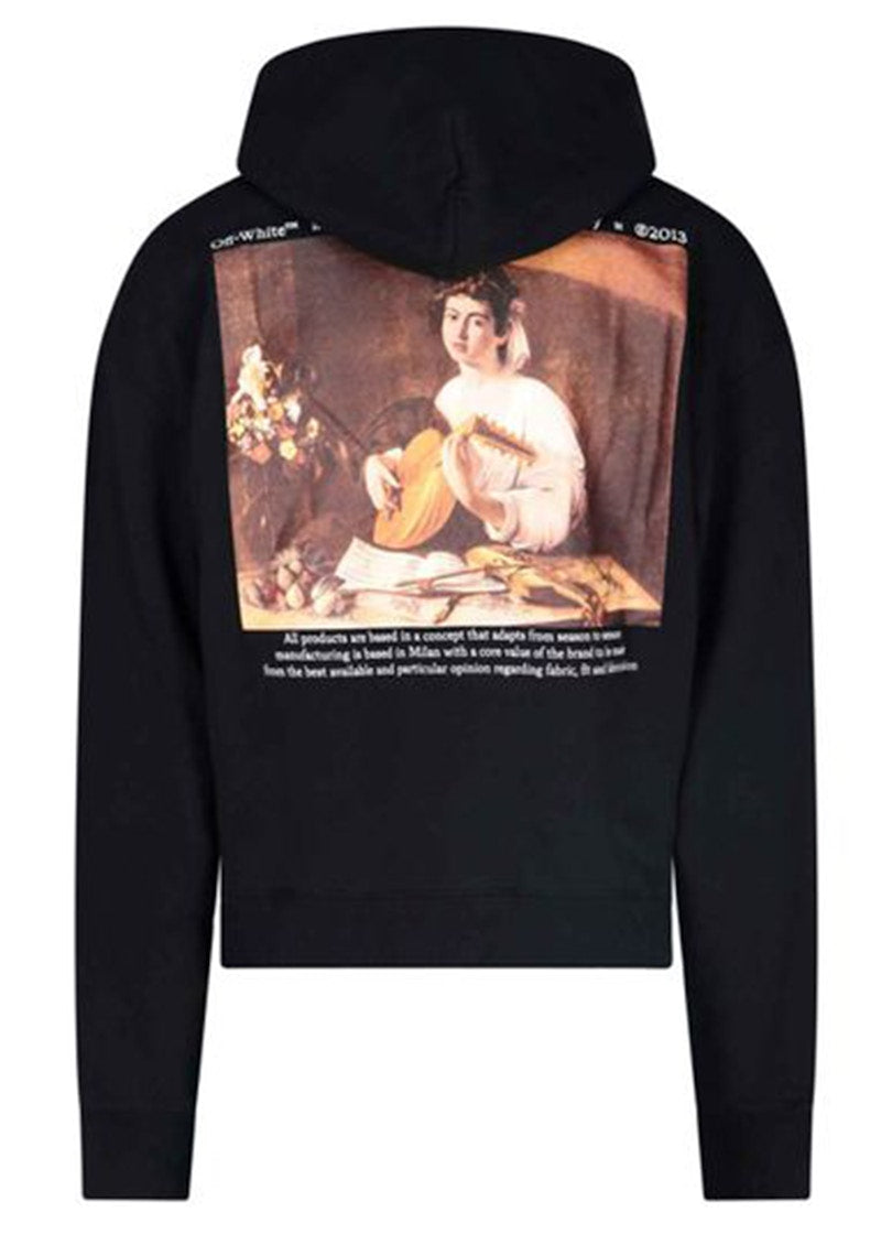 OFF-WHITE Caravaggio The Lute Player Hoodie Black/Multi