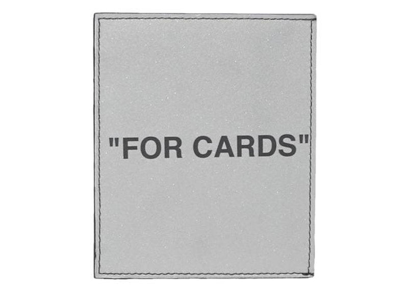 OFF-WHITE Card Holder "For Cards" (5 Card Slot) Silver