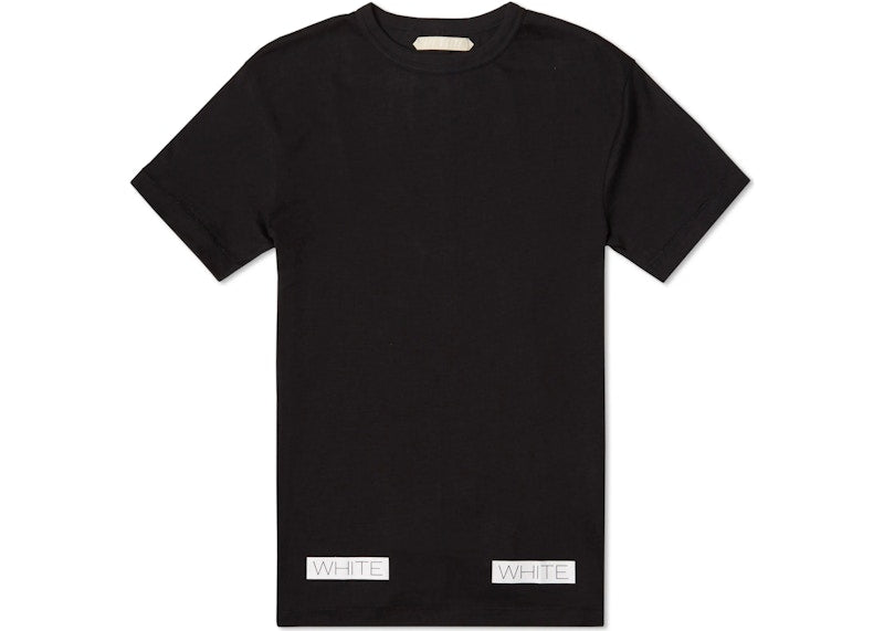 OFF-WHITE Carry Over Diag T-shirt Black/White