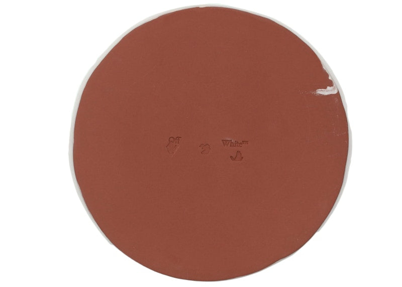 OFF-WHITE Ceramic Tray Taupe Gold