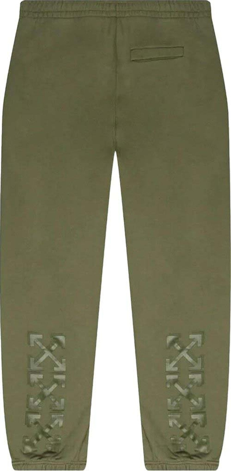 OFF-WHITE Chain Arrow Slim Sweatpants Duck Green