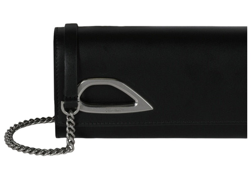 OFF-WHITE Clam Wallet On Chain Black