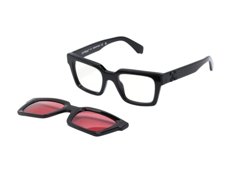 OFF-WHITE Clip On Sunglasses Black (OERI106F23PLA0011025)