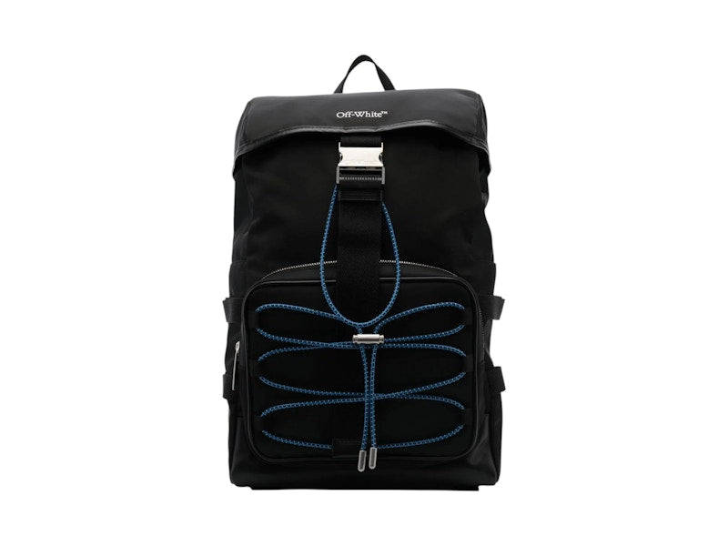 OFF-WHITE Courrie Flap Backpack Black