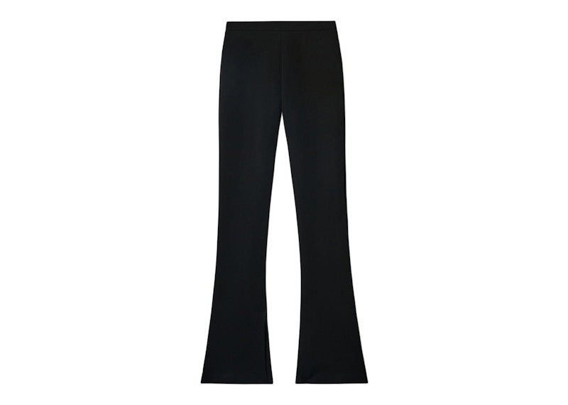OFF-WHITE Crepe Jer Split Leggings Black