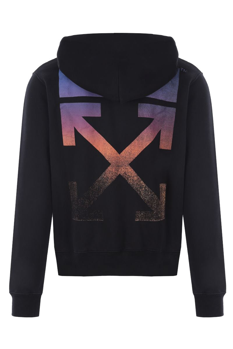 OFF-WHITE Degrade Arrows Hoodie Black Multi