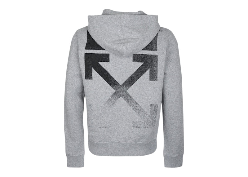 OFF-WHITE Degrade Arrows Hoodie Gray
