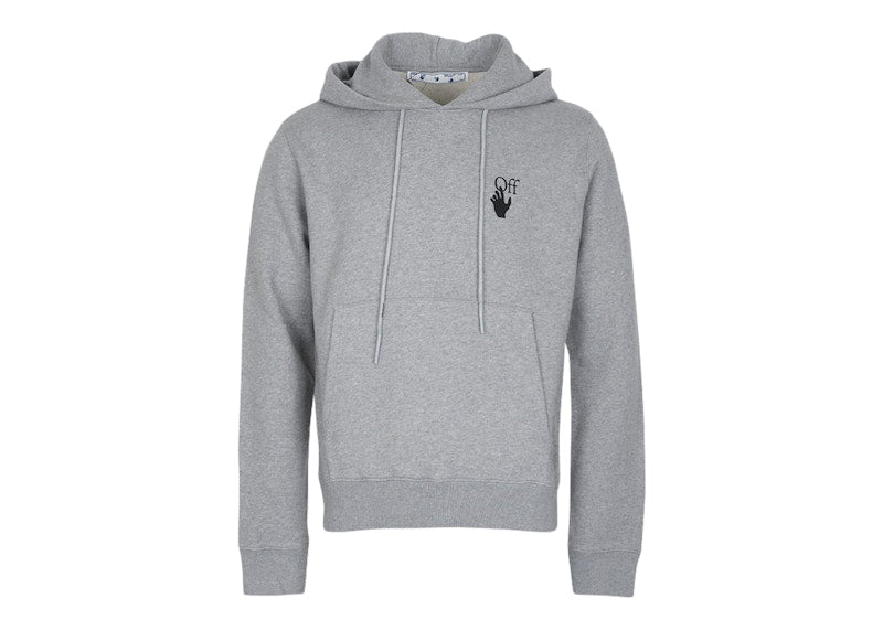 OFF-WHITE Degrade Arrows Hoodie Gray