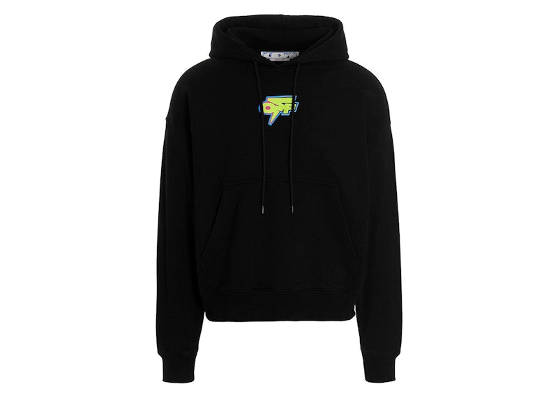 OFF-WHITE Degrade Thund Skate Arrows Oversized Hoodie Black/Multi