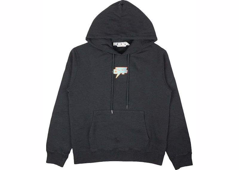 OFF-WHITE Degrade Thunder Outerspace Light Slim Hoodie Black