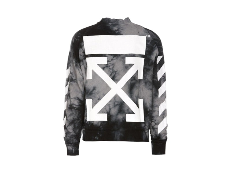 OFF-WHITE Diag Arrow Tie Dye Skate Crewneck Multicolor