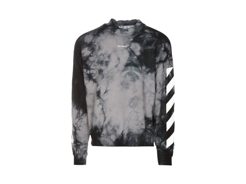 OFF-WHITE Diag Arrow Tie Dye Skate Crewneck Multicolor