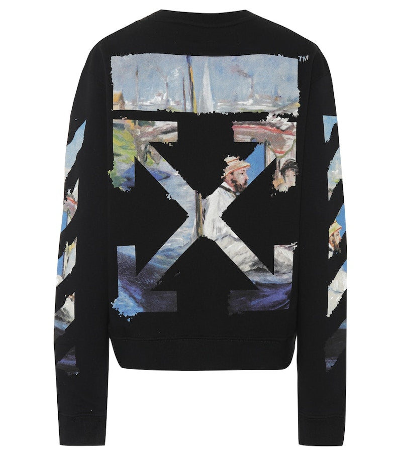 OFF-WHITE Diag Arrows Sweatshirt Black/Multicolor