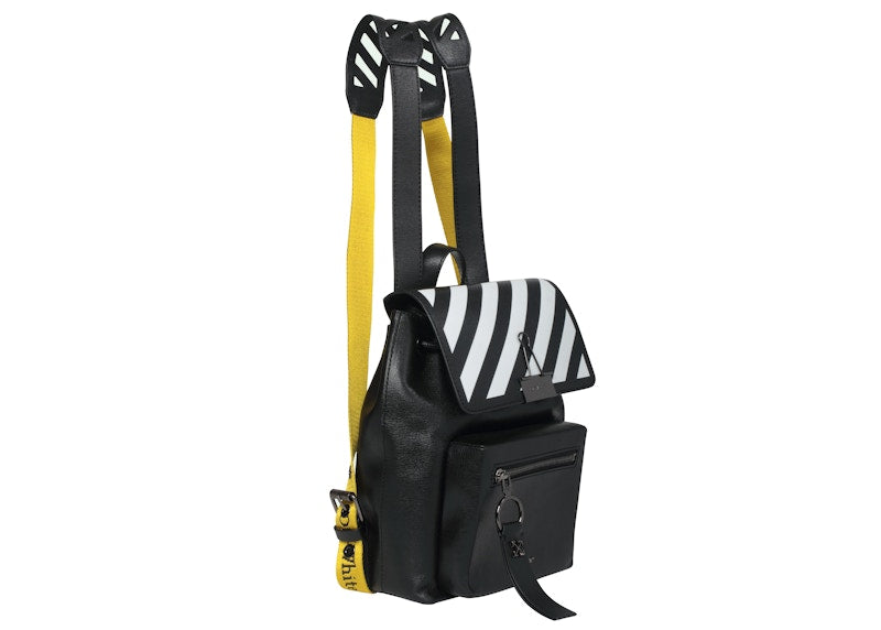 OFF-WHITE Diag Backpack Black/White