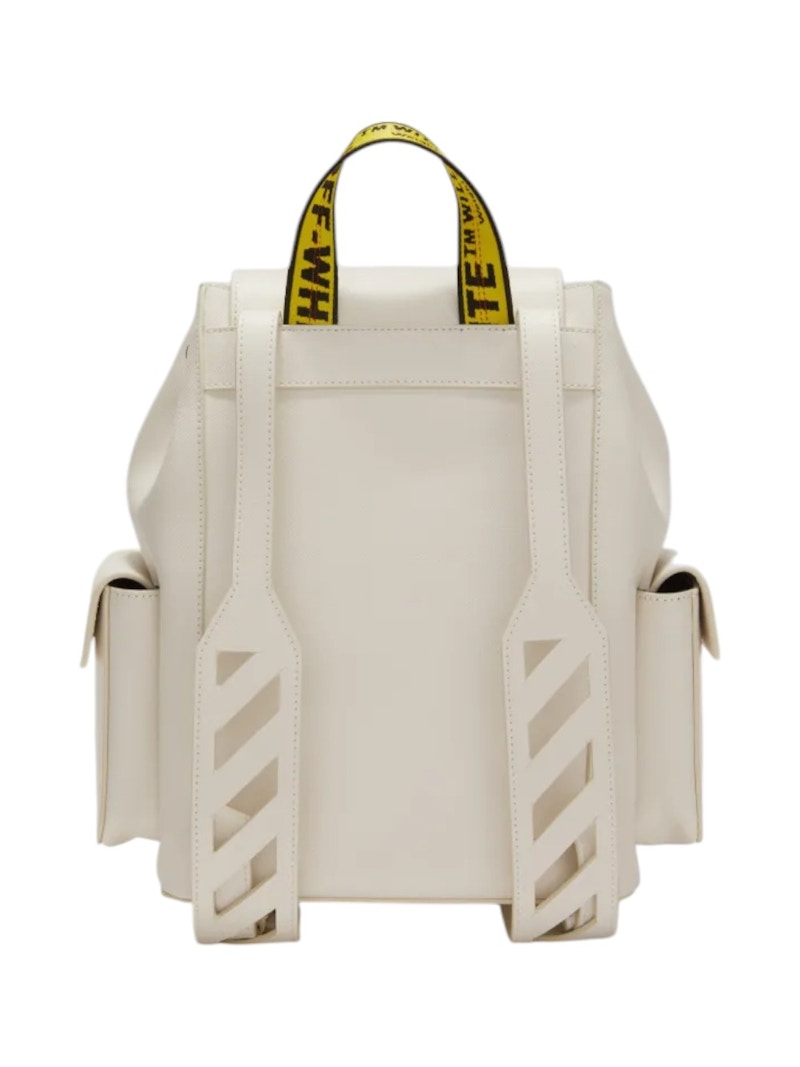 OFF-WHITE Diag Binder Backpack White