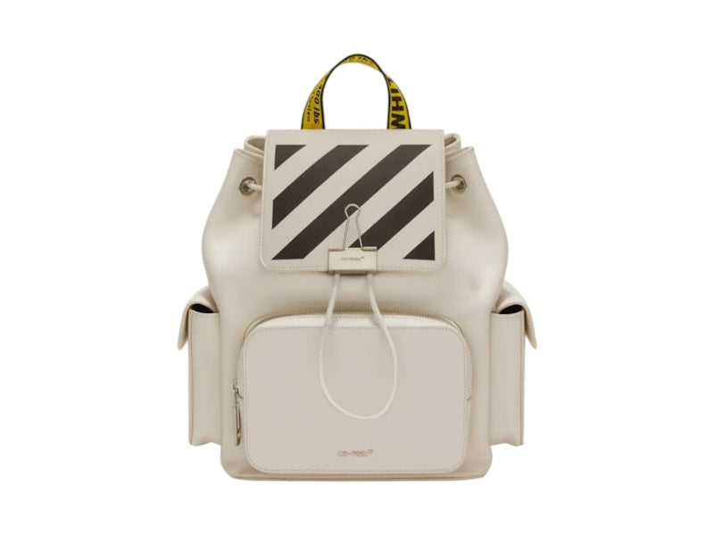 OFF-WHITE Diag Binder Backpack White