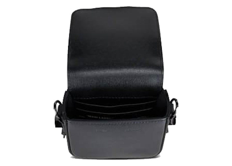 OFF-WHITE Diag Flap Bag Baby Black/Yellow