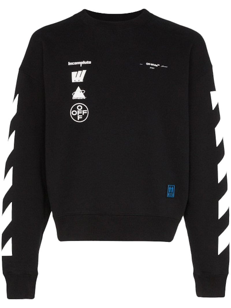 OFF-WHITE Diag Mariana De Silva Sweatshirt Black/Multicolor