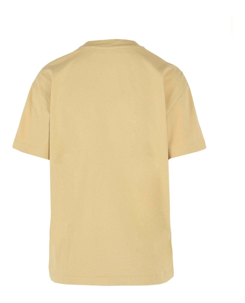 OFF-WHITE Diag Pocket Casual T-Shirt Beige