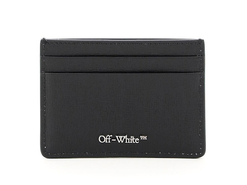 OFF-WHITE Diag Print (2 Card Slot) Card Holder Black