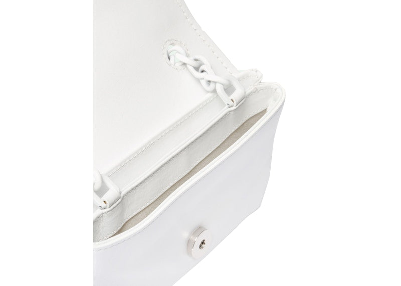OFF-WHITE Diag Soft Bag Small White