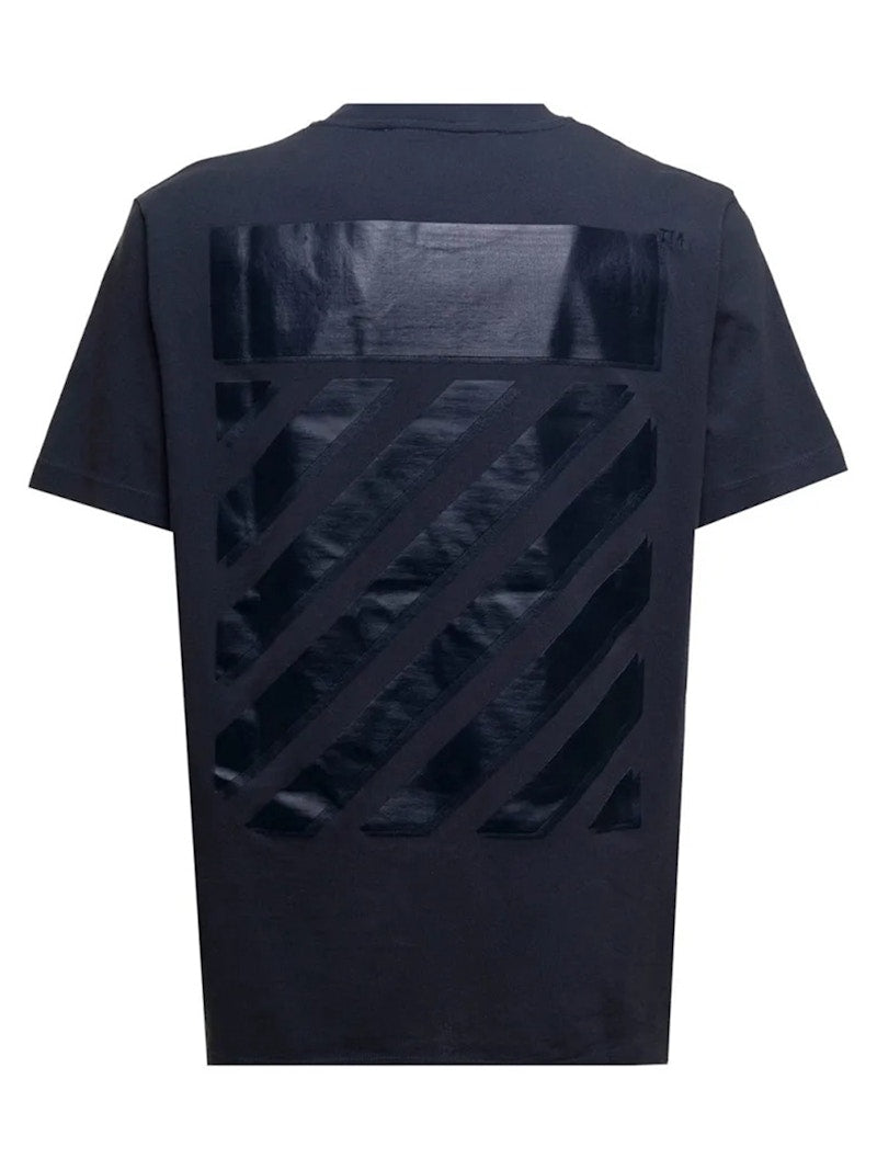 OFF-WHITE Diag Tab T-Shirt Space Out Blue