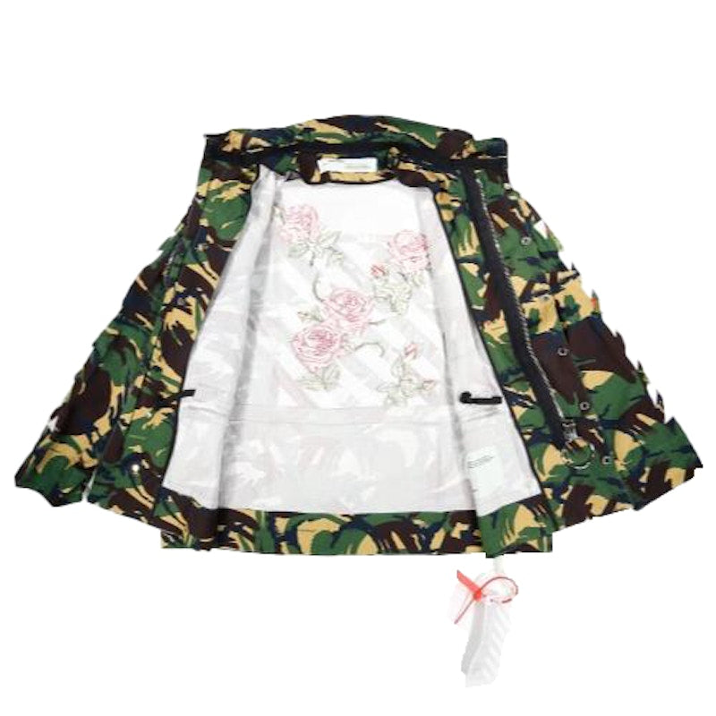OFF-WHITE Diagonal Rose Stripes M65 Jacket Camo