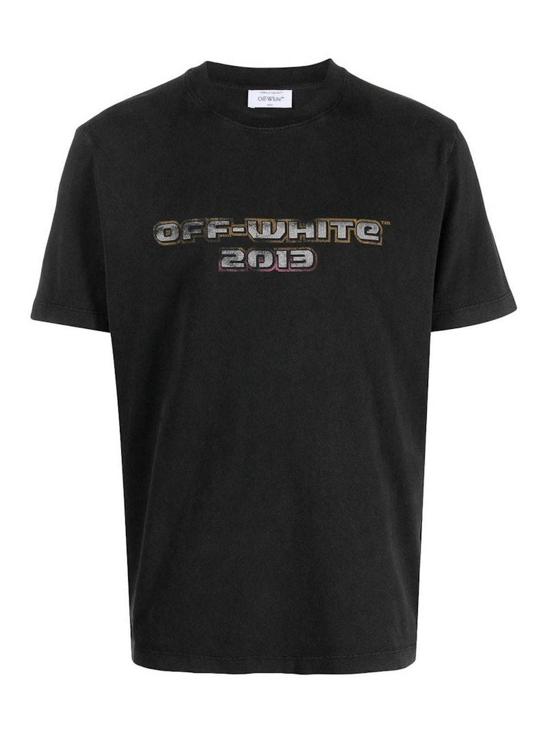 OFF-WHITE Digit Bacchus Slim S/S T-Shirt Black