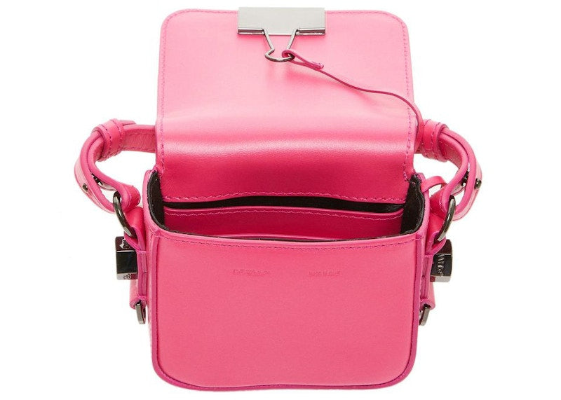 OFF-WHITE Elite Top Handle Leather Baby Pink