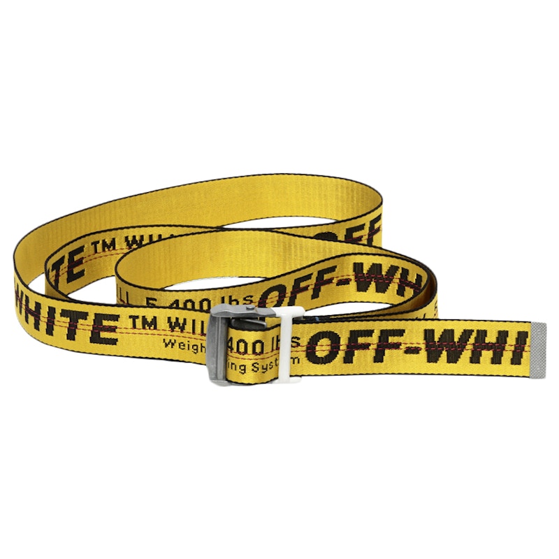 OFF-WHITE Exclusive Industrial Belt (SS19) Yellow/Black