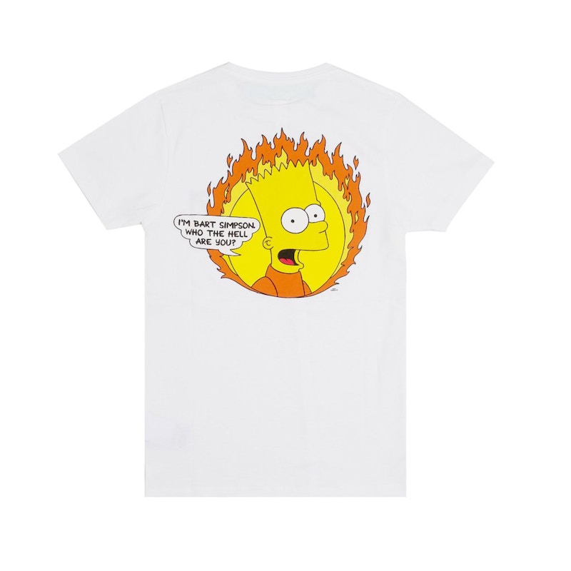 OFF-WHITE Flamed Bart T-shirt White