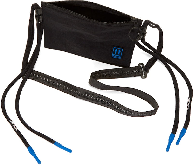 OFF-WHITE Flat Crossbody Bag Black