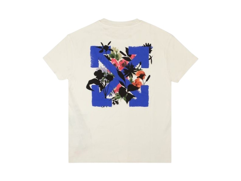 OFF-WHITE Flowers Arrows Reg T-shirt White/Blue